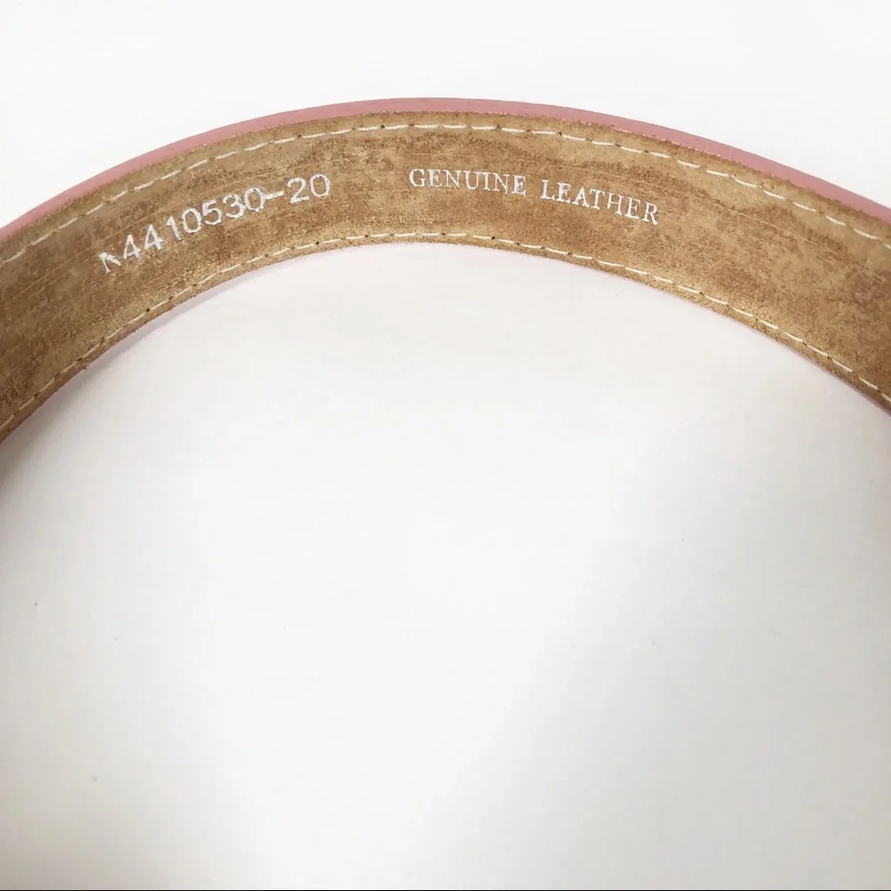 NOCONA belt co 💗🐴💗 PINK girls Equestrian‎ genuine leather BELT size 20 EUC